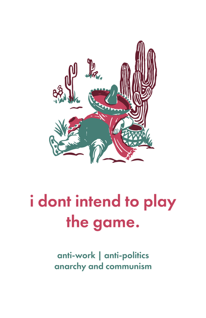i dont intend to play the game.