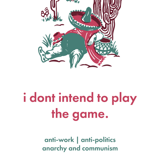 i dont intend to play the game.