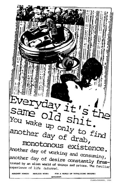 monotonous existence